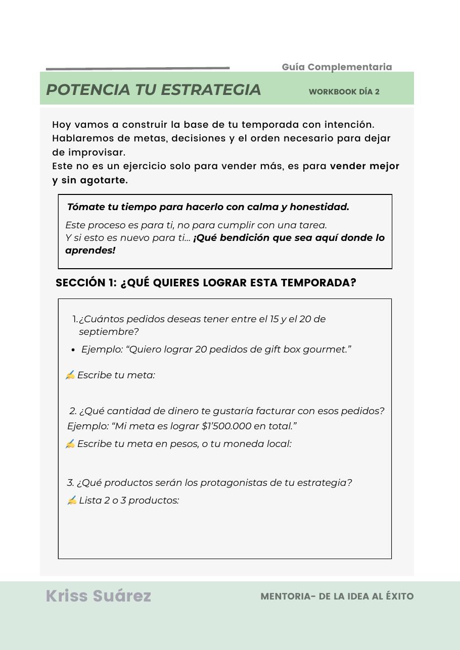 Workbook Potencia tu Estrategia