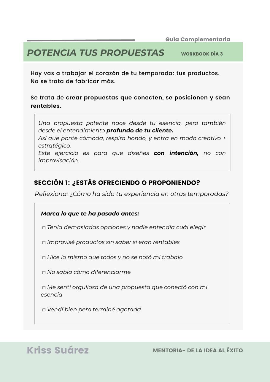 Workbook Potencia tus Propuestas