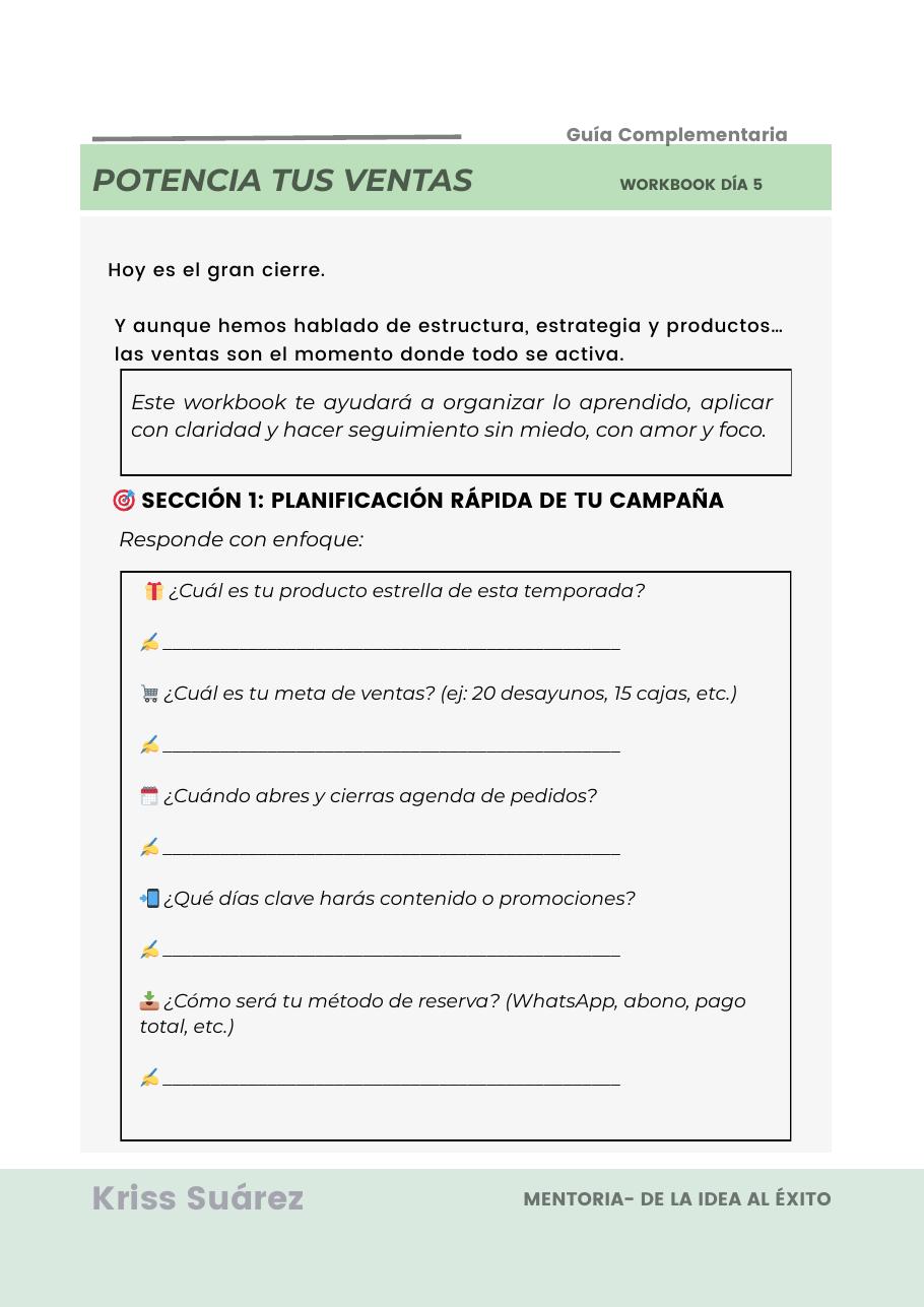 Workbook Potencia tus Ventas